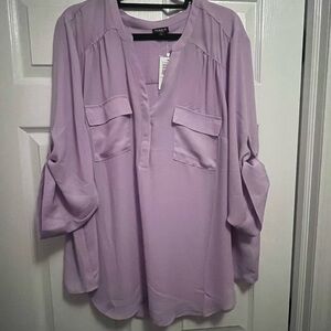 Purple blouse (Harper from Torrid)